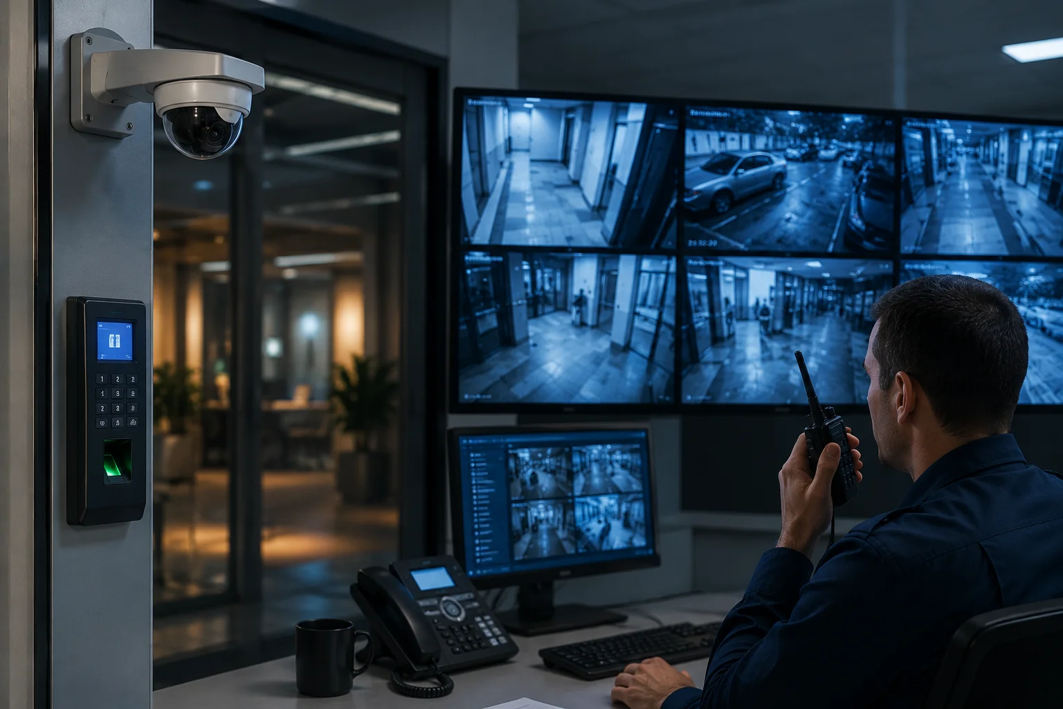 CCTV cameras and a modern security operations environment